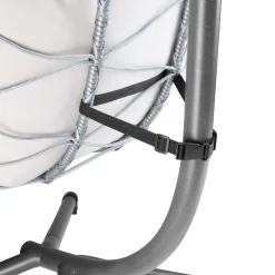 Juskys Hängesessel Aria Mit Kissen - Höhenverstellbar & Faltbar - Polyrattan Hängeschaukel Outdoor & Indoor - Korbhängesessel Silber Bis 130kg -Garten- & Gewächshäuser Geschäft 3e9161d2f16d2db0794c391424d1ed6f