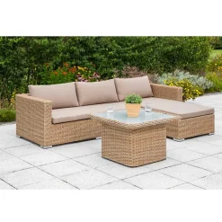 Merxx Gartenlounge Veneto Stahl, Kunststoffgeflecht Natur 13 Merxx Gartenlounge Veneto Stahl, Kunststoffgeflecht Natur -Garten- & Gewächshäuser Geschäft 3e96e0cdf9dc032c00c0040126402bd8