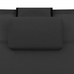 VidaXL Sonnenliege Textilene Und Aluminium Schwarz -Garten- & Gewächshäuser Geschäft 3e998ce8b5fdf524b605df9af01a1aa1