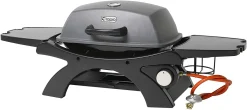 TEPRO Tisch-Gasgrill "Abington", 1-Brenner Mit Seitenablagen-anthrazit/schwarz-3142N