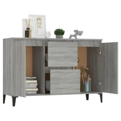 VidaXL Sideboard Grau Sonoma 104x35x70 Cm Holzwerkstoff 12 VidaXL Sideboard Grau Sonoma 104x35x70 Cm Holzwerkstoff -Garten- & Gewächshäuser Geschäft 3ecbc2ba177a38a3b337ce32f4d73bf1