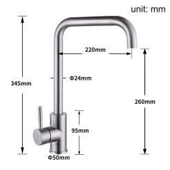 Homelody Küchenarmatur 360° Drehbar Wasserhahn Küche Edelstahl Spültischarmatur Mit Hoher Auslauf (251mm) Mischbatterie Küche Armatur Hochdruck Einhebelmischer 20 Homelody Küchenarmatur 360° Drehbar Wasserhahn Küche Edelstahl Spültischarmatur Mit Hoher Auslauf (251mm) Mischbatterie Küche Armatur Hochdruck Einhebelmischer -Garten- & Gewächshäuser Geschäft 3ee3b9c3fa57ce84957f24ae5806225c