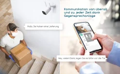 COOAU Überwachungskamera Außen Akku Mit 32G SD-Karte, Kabellose WLAN Kamera Outdoor Mit PIR Bewegungsmelder, Personen/Autoerkennung, 15m Nachtsicht, 2-Wege Audio, IP65, Weiß -Garten- & Gewächshäuser Geschäft 3f277d4d51769ffc9a1d65ee066c91f4 1