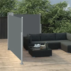 VidaXL Ausziehbare Seitenmarkise Anthrazit 100 X 600 Cm 9 VidaXL Ausziehbare Seitenmarkise Anthrazit 100 X 600 Cm -Garten- & Gewächshäuser Geschäft 3f39c501454eaf75fb54edc53479fc78