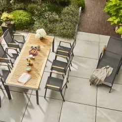 Siena Garden Zurigo Auszietisch 180/240x90cm Teakholz / Anthrazit -Garten- & Gewächshäuser Geschäft 3f65a7b95279a76839e50825df88bb3d