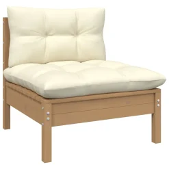 VidaXL 5-tlg. Garten-Lounge-Set Mit Kissen Honigbraun Kiefernholz -Garten- & Gewächshäuser Geschäft 3fd6e3858fd73dedae63795c0353e38b