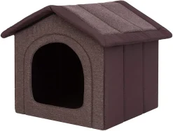 Hobbydog Hundehaus Hundehütte Schlafplatz Beruigungsplatz Beruigungshöhle Dunkelbraun R5 70 X 60 X 63 Cm