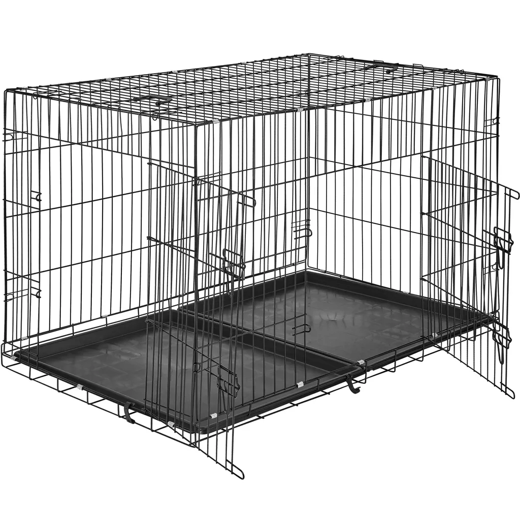 Tectake Hundebox Gitter Tragbar - 120 X 75 X 82 Cm 1 Tectake Hundebox Gitter Tragbar - 120 X 75 X 82 Cm
