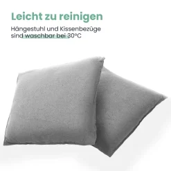 VITA5 Hängesessel Outdoor - Stabiler & Sicherer Hängestuhl - Stylischer Hängesessel Indoor - Leicht Zu Installierender Hängesessel - Bequeme Boho Raumdeko - 225kg Tragkraft - Warmes Grau 16 VITA5 Hängesessel Outdoor - Stabiler & Sicherer Hängestuhl - Stylischer Hängesessel Indoor - Leicht Zu Installierender Hängesessel - Bequeme Boho Raumdeko - 225kg Tragkraft - Warmes Grau -Garten- & Gewächshäuser Geschäft 40600b114abc50f8a57fdc4011e49d7e