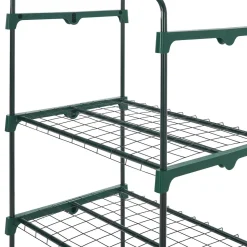 Juskys Foliengewächshaus Aufrollbare Tür – Kompaktes Gewächshaus Für Pflanzen - Stabiles Balkon Treibhaus Mit 4 Ebenen, Großem Eingang, PE-Abdeckung -Garten- & Gewächshäuser Geschäft 408bad271bb2ab2a88b4a9b5e360504c