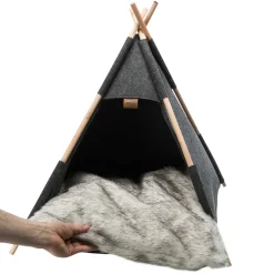 TRIXIE Heimtierbedarf TRIXIE Tierhöhle Filz Tipi 55x65x55 Cm -Garten- & Gewächshäuser Geschäft 40c5921a1f07d55400c1e4579e63688e