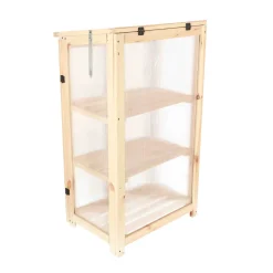 ESSCHERT DESIGN Rivanto® Gewächshaus Blank L 69,4 X 54 X 125,2 Cm Kiefernholz/Kunststoff, Natur -Garten- & Gewächshäuser Geschäft 40eb43b8dfa0203c868d768b5e594995