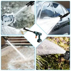 Yofidra 6-in-1 Bürstenlos Hochdruckreiniger Autowaschpistole Garten Hochdruckpistole Mit 2 Akkus -Garten- & Gewächshäuser Geschäft 4117e03248ff0bc6356d38f12dc7b4cb