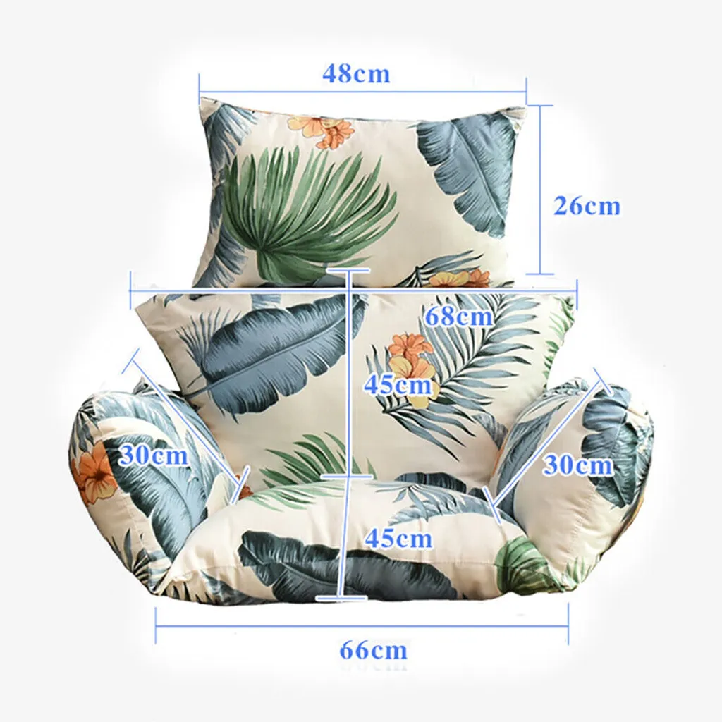 Topchances Hängesessel Kissen Auflagen Schaukelstuhl Sitzkissen Hängestuhl Sitzauflage Auflage Polster Ersatzkissen Für Hängesessel,Bunt 2 Topchances Hängesessel Kissen Auflagen Schaukelstuhl Sitzkissen Hängestuhl Sitzauflage Auflage Polster Ersatzkissen Für Hängesessel,Bunt – Bild 2