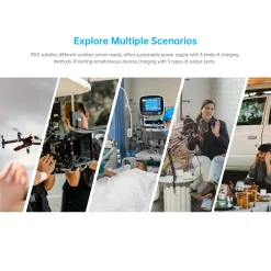 OUKITEL P501E 500W (1000W Peak) Stromerzeuger Power Station 505WH Tragbare Stromgenerator Solargenerator Mobiler Stromspeicher Power Station Für Notstrom Camping Emergecy Zu Hause -Garten- & Gewächshäuser Geschäft 4120664bf0bd9d13f0eae1585260b712