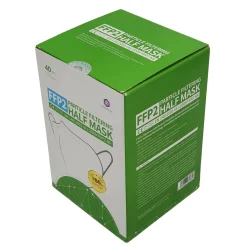 40x Denkturm® FFP2 Maske, Atemschutzmaske, CE0598, EN149:2001+A1:2009 FFP2 NR