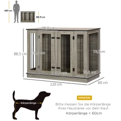 Pawhut Hundekäfig Schrank Haustierkäfig Mit Herausnehmbarem Trennwand Tierkäfig Hundehütte Mit Tischoberfläche Hundebox Innen Spanplatte Dunkelwalnuss+Eiche 120 X 60 X 88,5 Cm 11 Pawhut Hundekäfig Schrank Haustierkäfig Mit Herausnehmbarem Trennwand Tierkäfig Hundehütte Mit Tischoberfläche Hundebox Innen Spanplatte Dunkelwalnuss+Eiche 120 X 60 X 88,5 Cm -Garten- & Gewächshäuser Geschäft 412c1aae698bcab025f6cd99b98f0a5f