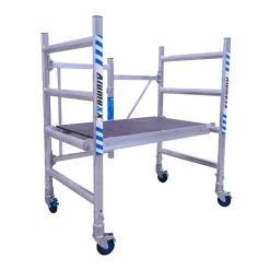 Alumexx A-Up 1.0 Klappgerüst, Zimmergerüst, 75 X 125 Arbeitshöhe: 2,5 M
