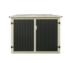 Westmann Fahrradgarage Gartenbox Anthrazit 200x203x158 Cm -Garten- & Gewächshäuser Geschäft 420c6a9f27bfb386ddff86fc37ba0f21