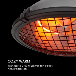 Blumfeldt Blackpool Heat Infrarot-Heizstrahler IP44 2100W Fernbedienung -Garten- & Gewächshäuser Geschäft 422008ddd6581f00e3368d08dbd23fb7