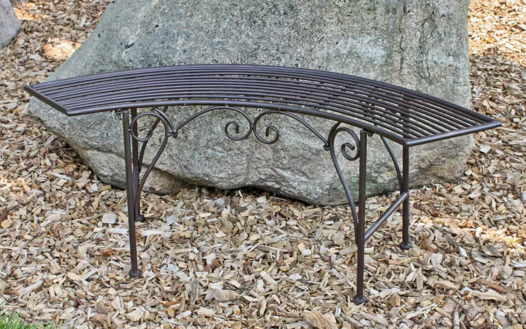 Garden Pleasure Eisen Bogenbank Sitzbank Parkbank Baumbank Edel Rost Optik Bank 7 Garden Pleasure Eisen Bogenbank Sitzbank Parkbank Baumbank Edel Rost Optik Bank – Bild 7