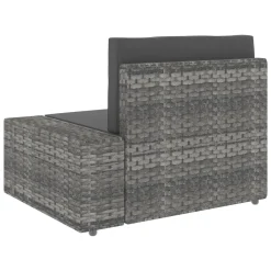 VidaXL 3-tlg. Garten-Lounge-Set Poly Rattan Grau -Garten- & Gewächshäuser Geschäft 4358fa71109f86394f40d0756abe1739