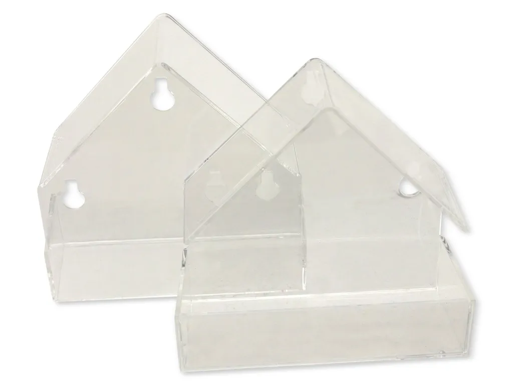 ProGarden Vogelhäuschen Futterhäuschen Futterstation Transparent Mit Saugnäpfen Für Fensterscheiben 15x15x6 Cm 1 ProGarden Vogelhäuschen Futterhäuschen Futterstation Transparent Mit Saugnäpfen Für Fensterscheiben 15x15x6 Cm