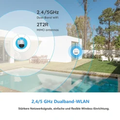 Reolink 5MP PTZ WLAN IP Überwachungskamera Außen, 5XOptischer Zoom, 60m Vollfarb-Nachtsicht, 2,4/5GHz WiFi Camera Outdoor Mit Personen-/Fahrzeugerkennung, Auto-Tracking, Cloud/SD Storage, IP66, RLC-523WA 37 Reolink 5MP PTZ WLAN IP Überwachungskamera Außen, 5XOptischer Zoom, 60m Vollfarb-Nachtsicht, 2,4/5GHz WiFi Camera Outdoor Mit Personen-/Fahrzeugerkennung, Auto-Tracking, Cloud/SD Storage, IP66, RLC-523WA -Garten- & Gewächshäuser Geschäft 43b2c5d7646dad4556641b94d29fca9c