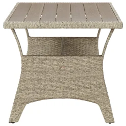 VidaXL Gartentisch Grau 130×70×66 Cm Poly Rattan -Garten- & Gewächshäuser Geschäft 43d907d31582d3a9c3e92372410a545f