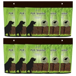 Schecker 10 X 100g PUR-Streifen Wachtel
