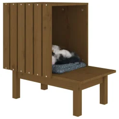 VidaXL Katzenhaus Honigbraun 60x36x60 Cm Massivholz Kiefer -Garten- & Gewächshäuser Geschäft 441bc079bc492ac54c03da8a3a24108e