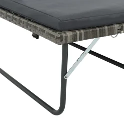 VidaXL 2-tlg. Garten-Lounge-Set Mit Auflagen Poly Rattan Grau -Garten- & Gewächshäuser Geschäft 442d0669c620c8dcd572fff07aaf5b93