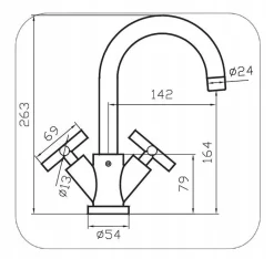 Inna Küchenspüle Mischbatterie Jawa 3 Inna Küchenspüle Mischbatterie Jawa -Garten- & Gewächshäuser Geschäft 444be163273812013af1ec55d1d0f760