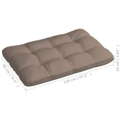 VidaXL Palettensofa-Auflagen 7 Stk. Taupe -Garten- & Gewächshäuser Geschäft 4458b91a62d02c8f4a2d20e8101080e1