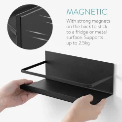 Navaris Kühlschrank Regal Magnetisch - Hängeregal Gewürzregal Organizer - Küchenregal Aus Metall - Ablage Ohne Bohren In Schwarz -Garten- & Gewächshäuser Geschäft 4478aed2ce1e275a69ba20d0ab02493e