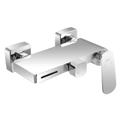 Aihom Badewanne Mischbatterie Dusche Duscharmatur Wasserfall Badewannenarmatur Messing Badarmatur Mit Regal Armatur Für Dusche Und Badewanne