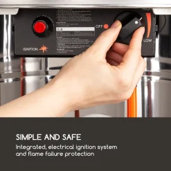 Blumfeldt Goldflame Terrassenheizstrahler Gasheizer 11,2 KW Temperglas Mobil Edelstahl 6 Blumfeldt Goldflame Terrassenheizstrahler Gasheizer 11,2 KW Temperglas Mobil Edelstahl -Garten- & Gewächshäuser Geschäft 44adaf5f598937628a994291eab1b1e9