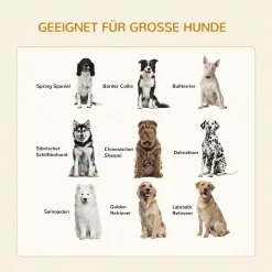 PawHut Hundekäfig, Haustierkäfig Mit Tischplatte, Hundehaus, Hundehütte Mit Kissen, Hundebox Indoor, Tierkäfig Mit 2 Türen Für Große Hunde, Beistelltisch, Weiß+Schwarz, 94 X 60 X 71,5 Cm 12 PawHut Hundekäfig, Haustierkäfig Mit Tischplatte, Hundehaus, Hundehütte Mit Kissen, Hundebox Indoor, Tierkäfig Mit 2 Türen Für Große Hunde, Beistelltisch, Weiß+Schwarz, 94 X 60 X 71,5 Cm -Garten- & Gewächshäuser Geschäft 44b3acb26cf06904b6147a68bb81b901