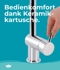 Calmwaters® Premium Spiralfederarmatur, 360° Flexible Küchenarmatur Mit Brause, Wasserhahn Küche Geschirrbrause -Garten- & Gewächshäuser Geschäft 44bd939d139a76c25a840c683f5bd4a5