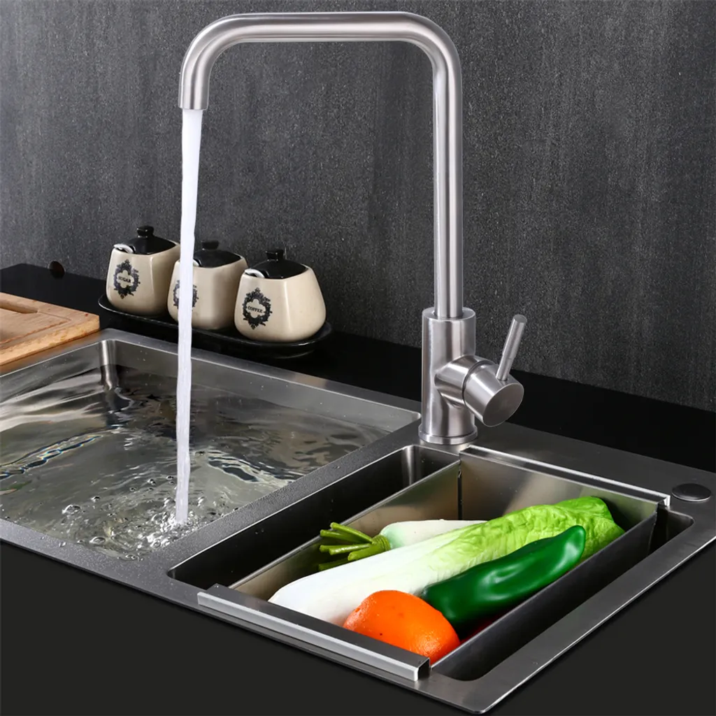 Homelody Küchenarmatur 360° Drehbar Wasserhahn Küche Edelstahl Spültischarmatur Mit Hoher Auslauf (251mm) Mischbatterie Küche Armatur Hochdruck Einhebelmischer 9 Homelody Küchenarmatur 360° Drehbar Wasserhahn Küche Edelstahl Spültischarmatur Mit Hoher Auslauf (251mm) Mischbatterie Küche Armatur Hochdruck Einhebelmischer – Bild 9