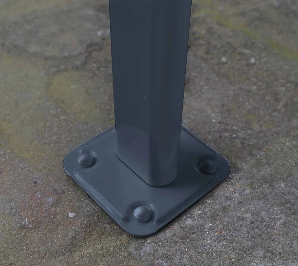 Palram-Canopia Aluminium Terrassenüberdachung Mit Doppelstegplatten "Sierra" Anthrazit 230 X 230 Cm 6 Palram-Canopia Aluminium Terrassenüberdachung Mit Doppelstegplatten "Sierra" Anthrazit 230 X 230 Cm – Bild 6