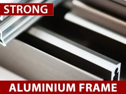 Dancover - Orangerie Polycarbonat-Gewächshaus, Achteckig 7,37m², 2,98x2,98x2,78m, Weiß -Garten- & Gewächshäuser Geschäft 44ff1158a49840a7d6e9a98393b148c1