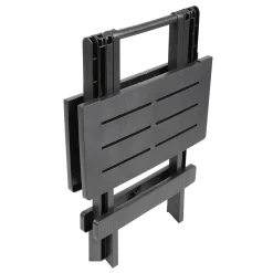 Schnäppchenriese24 Tisch Klapptisch Gartentisch Campingtisch Balkontisch Beistelltisch Kunststoff Schwarz -Garten- & Gewächshäuser Geschäft 454492c297c19bc80812105c82580042
