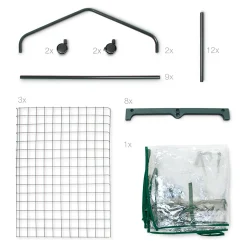 Relaxdays Gewächshaus Mit Rollen Und 3 Etagen -Garten- & Gewächshäuser Geschäft 45a16b399845bfc252748dcd6d10022e