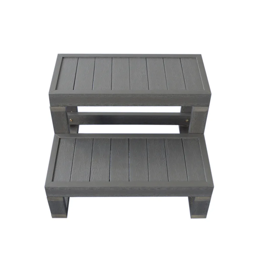 TroniTechnik WPC Aussentreppe Treppe Für Outdoor Whirlpool ELBA 3 TroniTechnik WPC Aussentreppe Treppe Für Outdoor Whirlpool ELBA – Bild 3