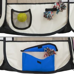 Tectake Tierlaufstall Aus Polyester Inkl. Tragetasche - Blau -Garten- & Gewächshäuser Geschäft 45dd7cb96a3dab592106febfeba82bd3