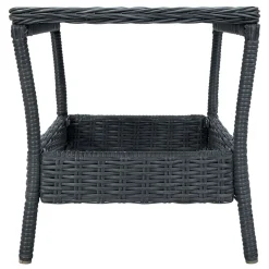 VidaXL Gartentisch Dunkelgrau 45x45x46,5 Cm Poly Rattan -Garten- & Gewächshäuser Geschäft 45ef88aa2bf7ebe09261e8e0bd1c9949
