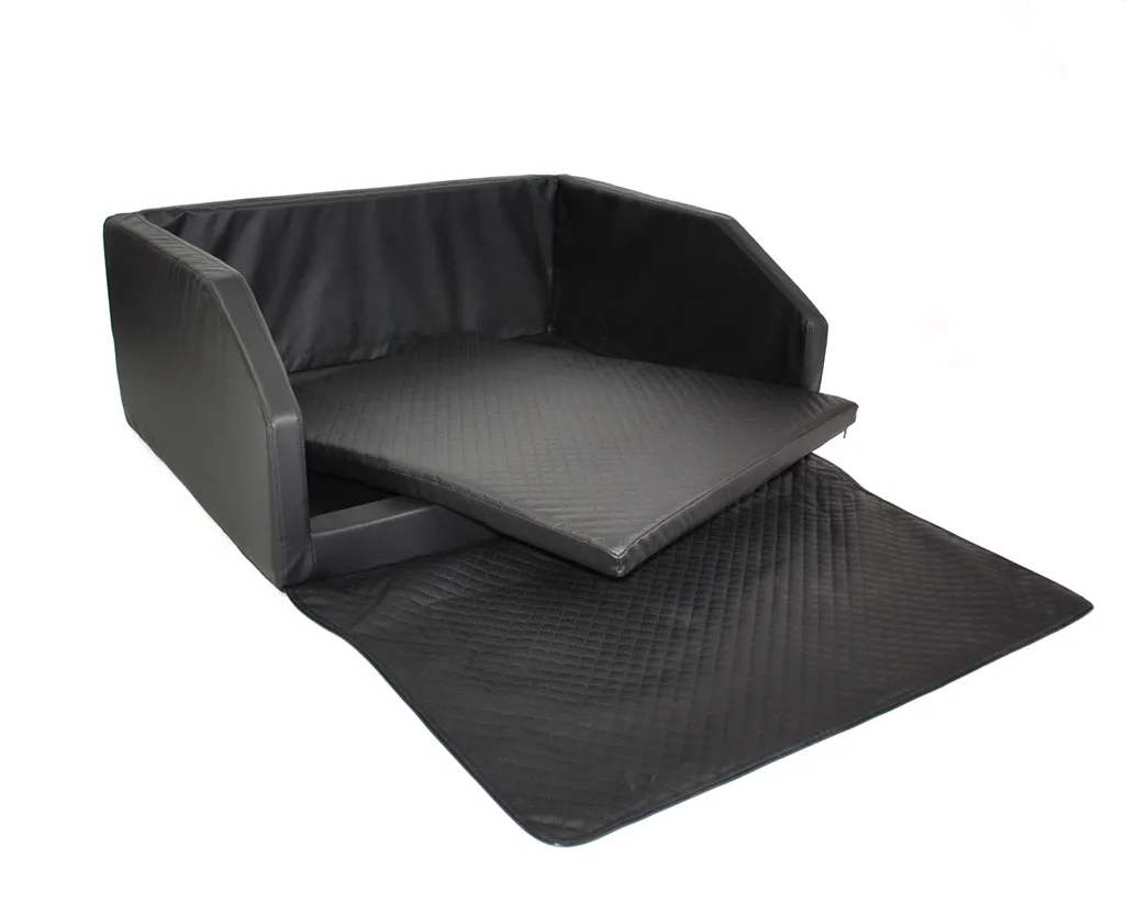 Mayaadi Home Hundebett Kofferraum Bett Schwarz L (100x80x38cm) Travel Autohundebett Schutzdecke Kunst Leder Autositz 6 Mayaadi Home Hundebett Kofferraum Bett Schwarz L (100x80x38cm) Travel Autohundebett Schutzdecke Kunst Leder Autositz – Bild 6