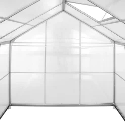Tectake Gewächshaus Aus Aluminium Ohne Fundament - 190 X 185 X 195 Cm -Garten- & Gewächshäuser Geschäft 466d51477ac052b09cb6d2068b13277d