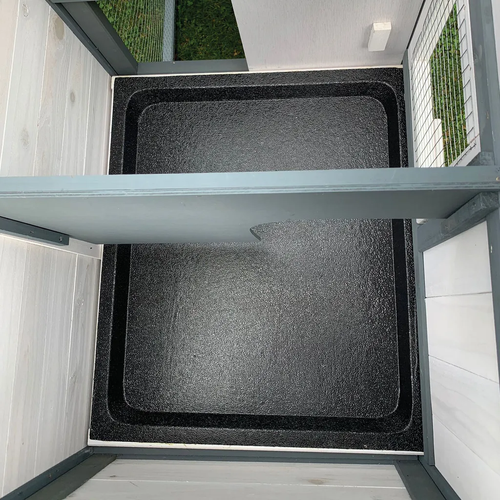 Zoo-XXL Kaninchenstall Picasso - Grau/weiß 10 Zoo-XXL Kaninchenstall Picasso - Grau/weiß – Bild 10